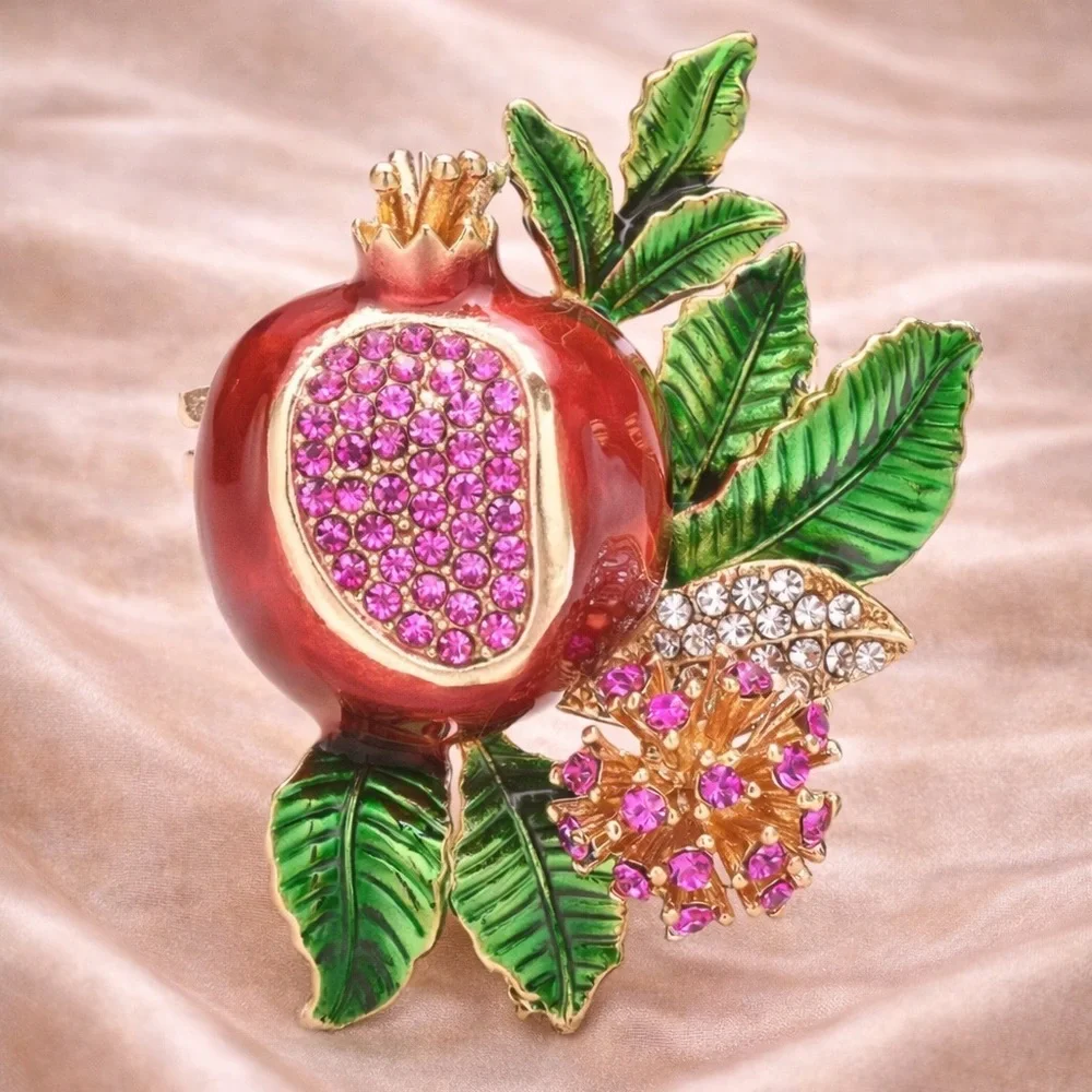 Anthropologie vibrant brooch